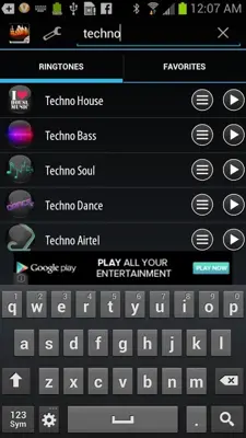 Techno Remix Ringtones android App screenshot 1